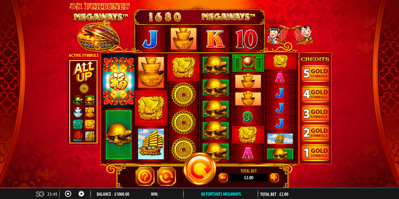 MEGAWAYS TOP SLOTS #3: 88 FORTUNES