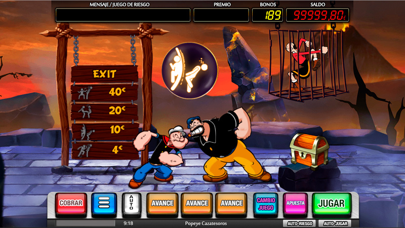 Popeye Treasure Hunter slot special feature