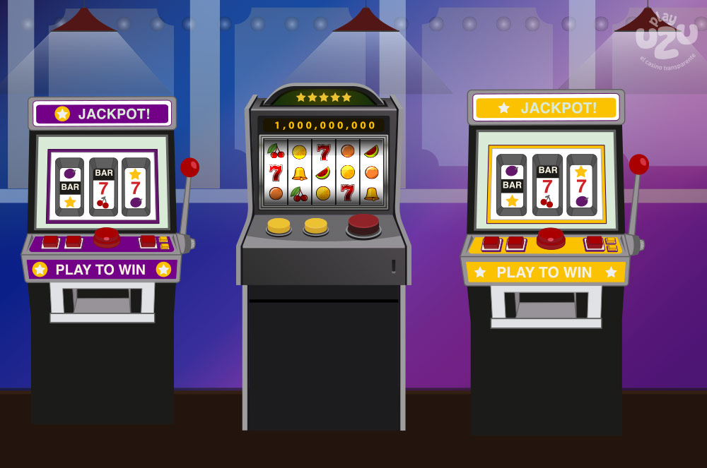 3 different slot machines