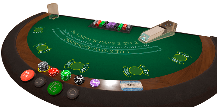 mesa de blackjack